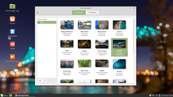 Cinnamon desktop